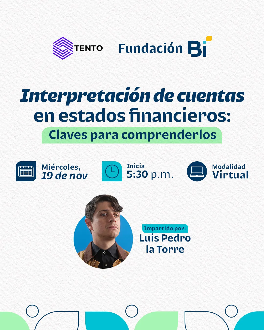 Interpretación de cuentas Banner Interpretación de cuentas